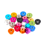 DIN 6926 NAKRĘTKA SAMOKONTRUJĄCA SAMOHAMOWNA KOŁNIERZOWA ALUMINIOWA 7075